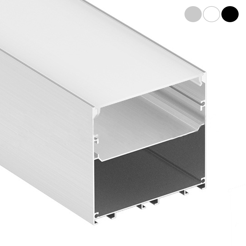 3 Zoll quadratische LED-Streifenleuchten-Extrusion groß 3 Zoll quadratische LED-Streifenleuchten-Extrusion groß