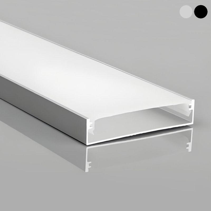 50x10mm Commercial 2-Inch LED Light Strip Super Shallow Aluminum Channel