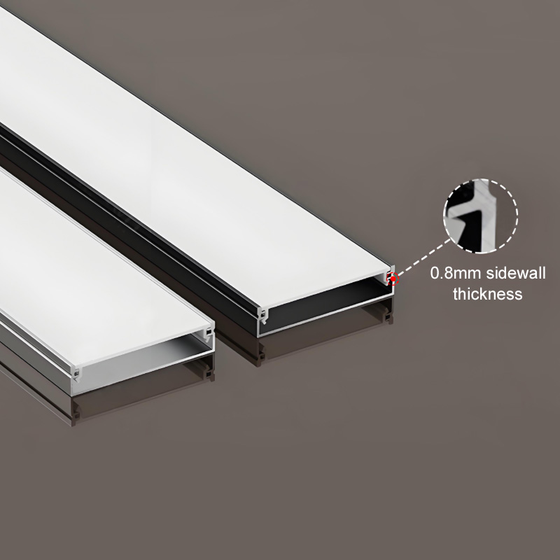 50x10mm Commercial 2-Inch LED Light Strip Super Shallow Aluminum Channel 50x10mm Commercial 2-Inch LED Light Strip Super Shallow Aluminum Channel
