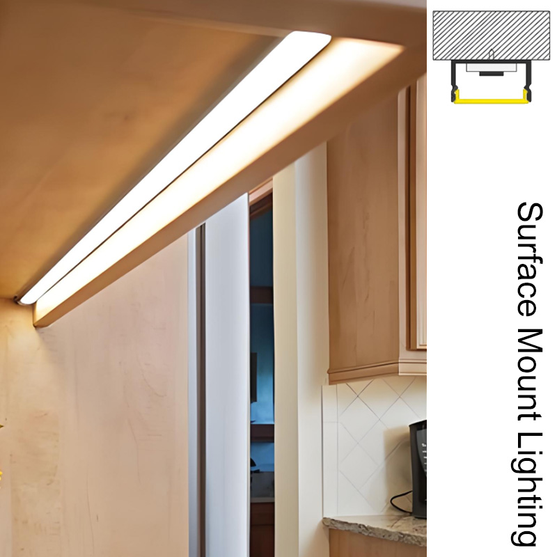 50x10mm Commercial 2-Inch LED Light Strip Super Shallow Aluminum Channel 50x10mm Commercial 2-Inch LED Light Strip Super Shallow Aluminum Channel