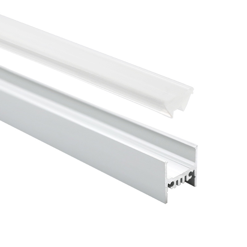 LED pásek s úhlem paprsku 60 stupňů s hliníkovým kanálem s plochým čirým zorníkem