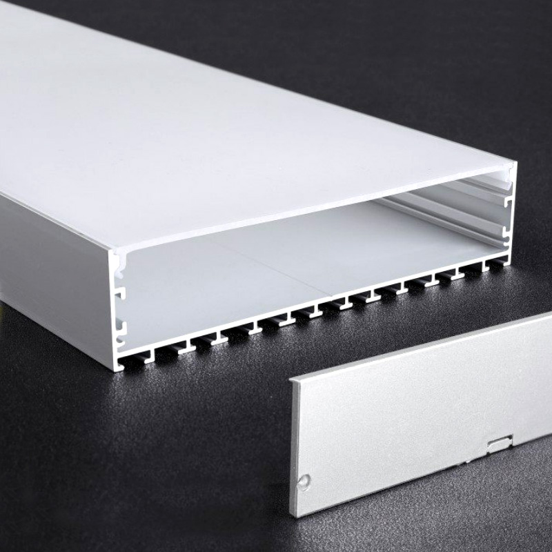 150x35mm 6In Ultra Wide Slim Aluminum LED Strip Light Mounting Channel