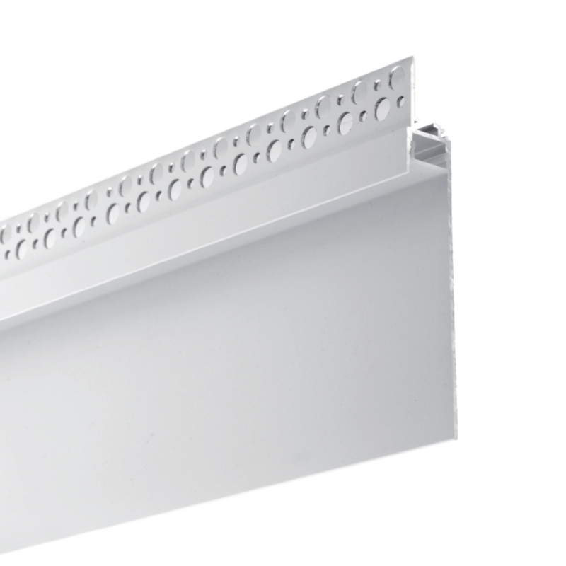Komerční sádrokartonová sádrokartonová hliníková soklová lišta pro 12mm LED pásek