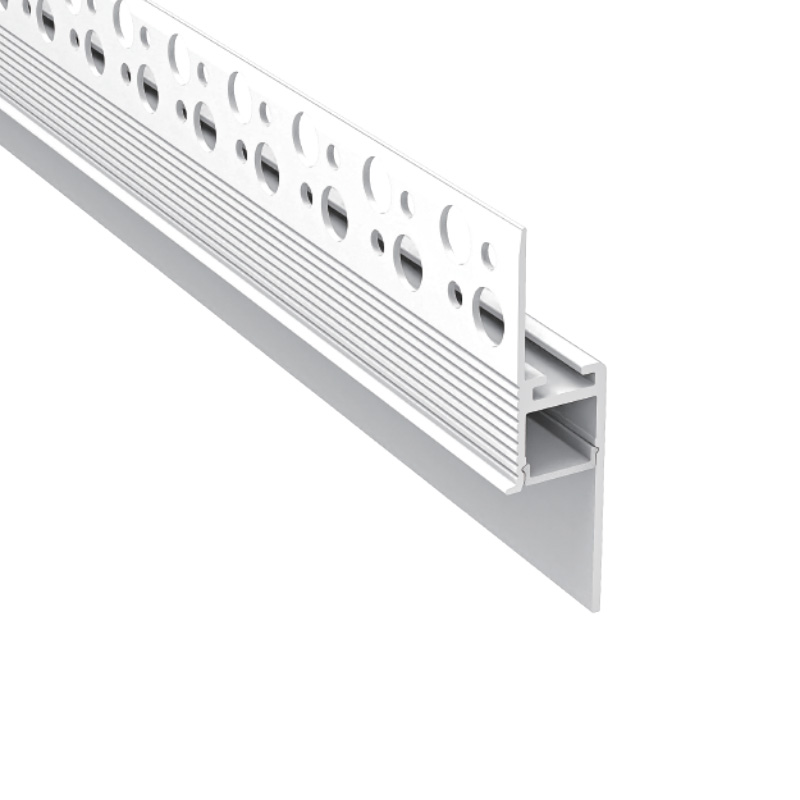 Sádrová stěna Bílá základní deska LED kanál pro 10mm páskové světlo