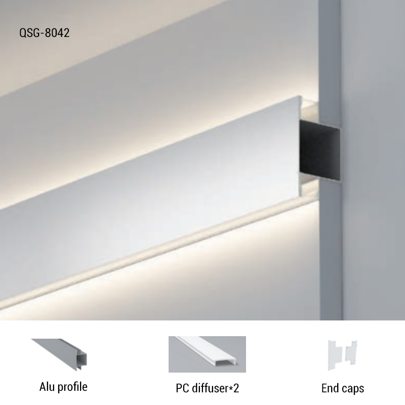 Plasterboard Wall Recessed Up Down Lighting Sconce Install