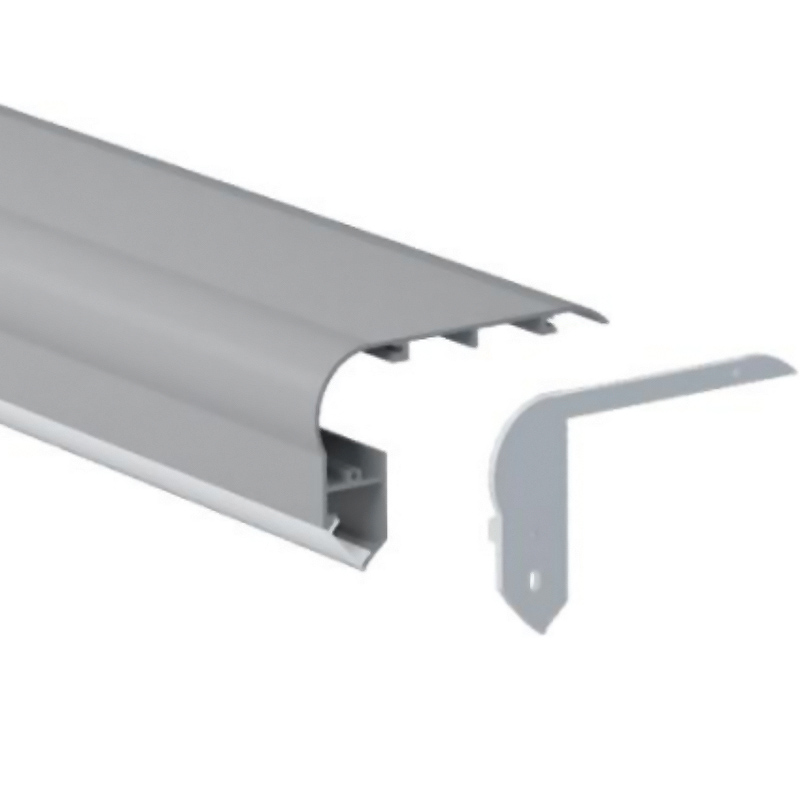 Anodized Aluminum Nosing LED Stairway Lighting Profile Indoor & Outdoor