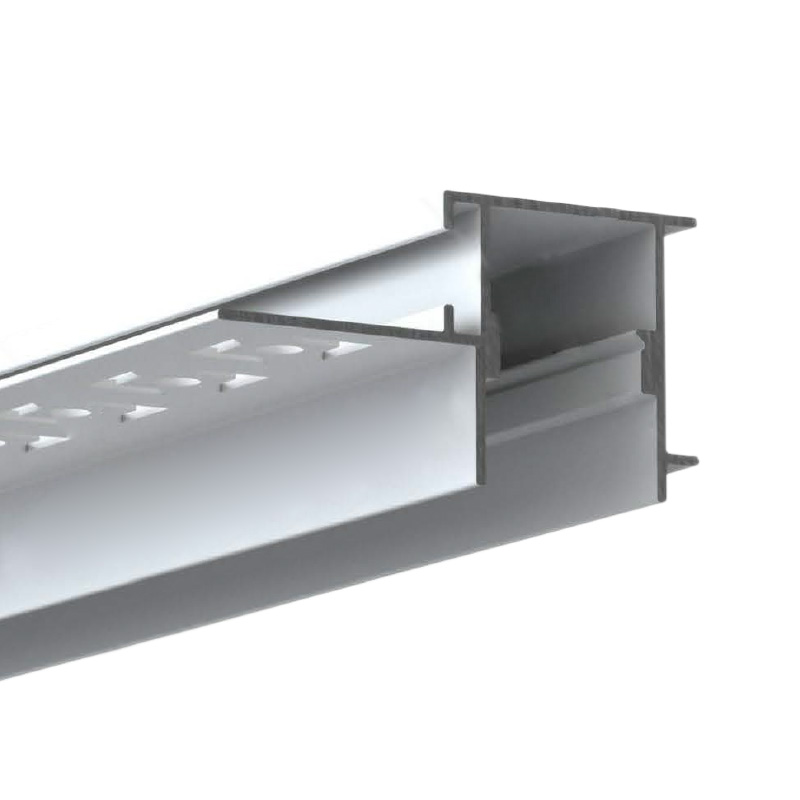 Blendfreies LED-Profil für abgehängte Decken, eingelassen in Gipskartonplatten oder Fliesen Blendfreies LED-Profil für abgehängte Decken, eingelassen in Gipskartonplatten oder Fliesen