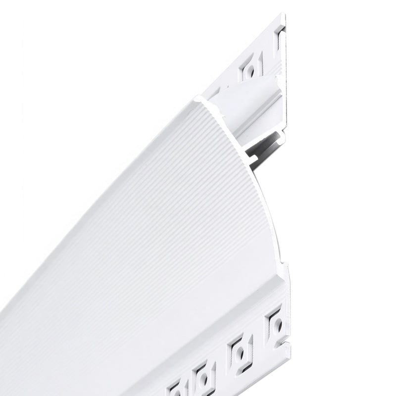 Subtle Architectural Crown Molding White Aluminium Profile For 15mm Strip Light Subtle Architectural Crown Molding White Aluminium Profile For 15mm Strip Light