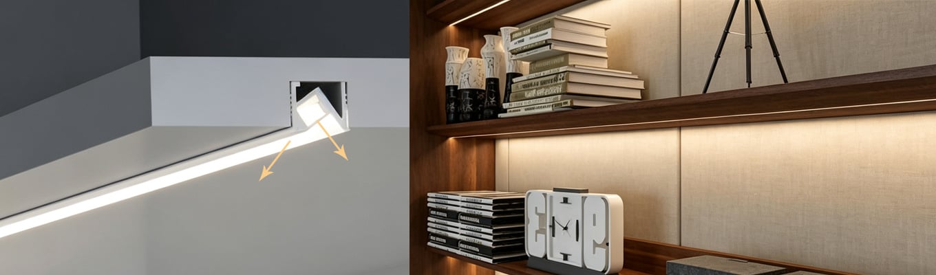 Directional Under-Cabinet Recessed Lighting