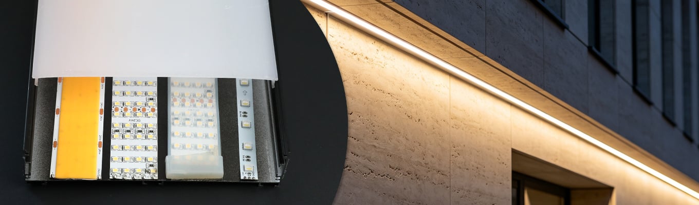 Extra Wide LED Tape Light Channel Lighting