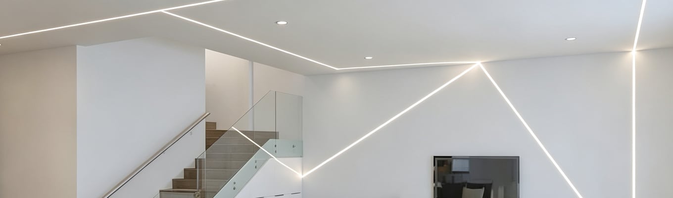 General Trimless Recessed LED Channel Lighting