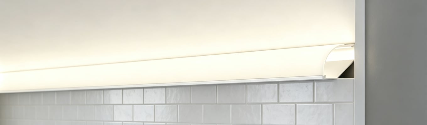 Illuminated Dado Rail LED Channel Lighting
