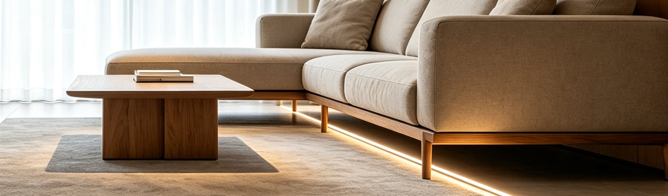 In Floor LED Strip Recessed Channel Lighting