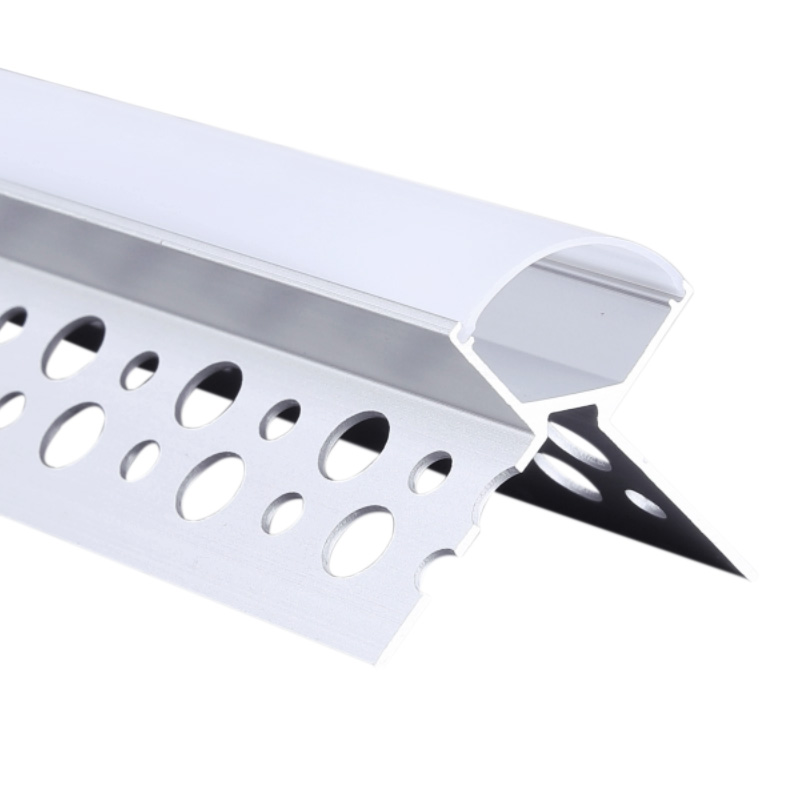 Runde LED-Eckleiste für Außenfliesen für 8-mm-Lichtstreifen