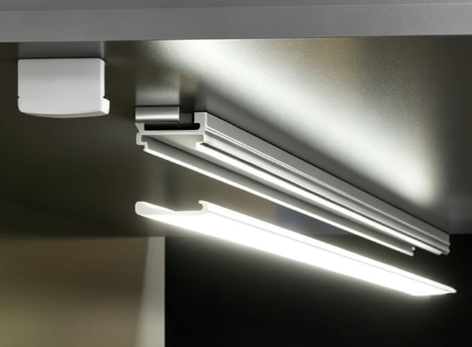 Magnetic-Mount LED Strip Channel Lighting