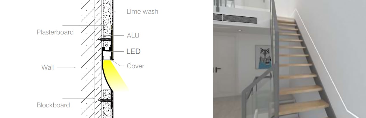 Recessed Wall Cove Lighting & Installation
