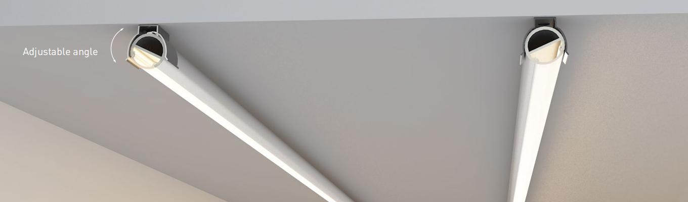 Round Surface Mount LED Profile Lighting