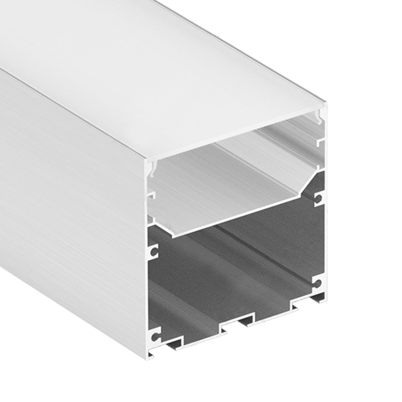 75x75mm Large Commercial Pendant LED Linear Suspension Lighting Extrusion Aluminum