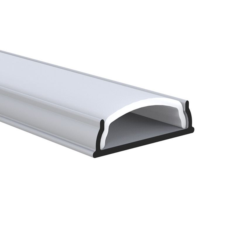 Ultra Thin Micro Aluminum Flexible LED Extrusion For Curved Furniture Light