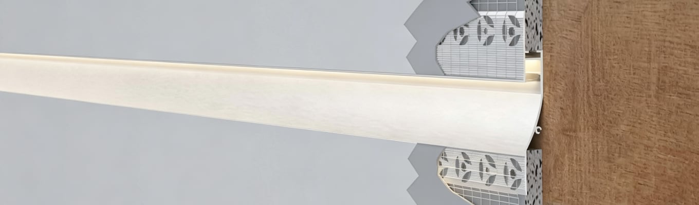 Wall Reveal LED Channel Lighting