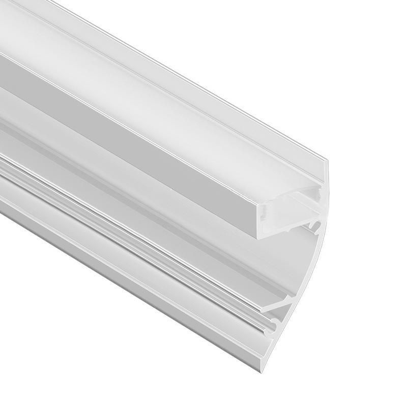 Weiße zeitgenössische kleine Up Light Crown Wandleuchte Formteil für LED-Streifen Weiße zeitgenössische kleine Up Light Crown Wandleuchte Formteil für LED-Streifen