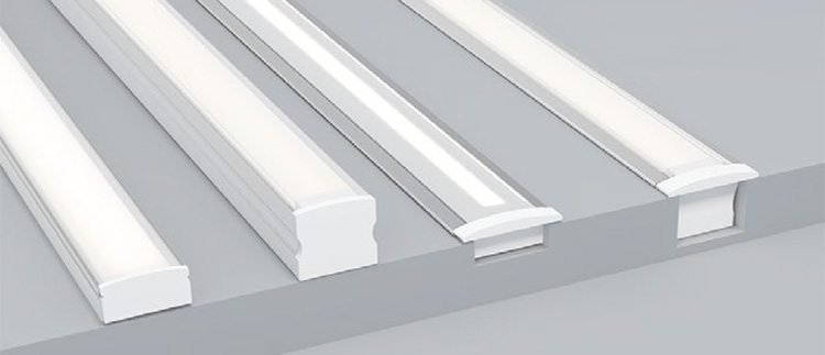 White Aluminum LED Channel Series