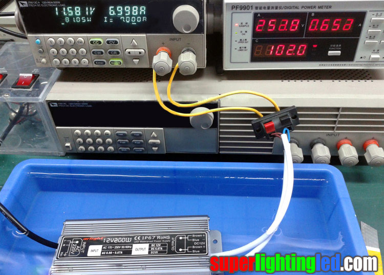 Transformateur LED 5W 12 Volts DC IP67 Miidex Lighting®