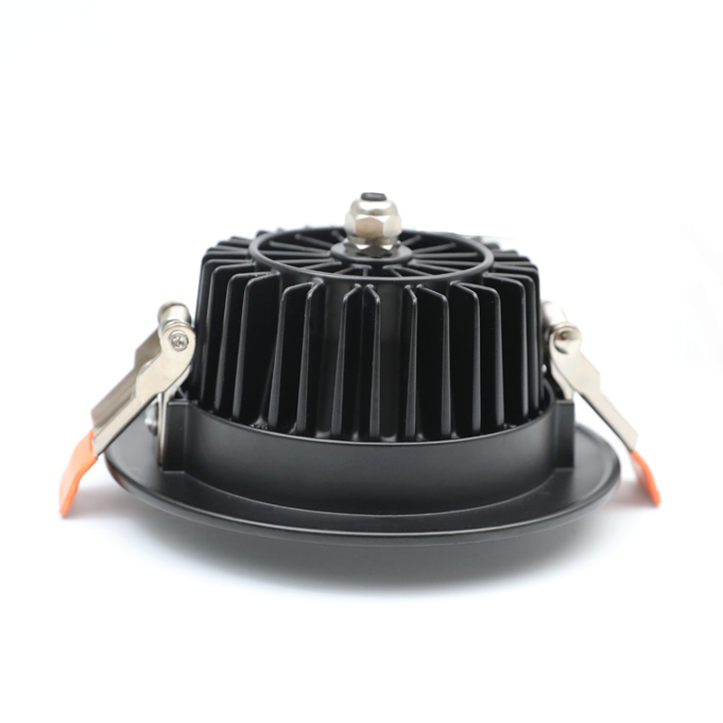 15W 4palcové kulaté LED černé zapuštěné koupelnové downlighty 15W 4palcové kulaté LED černé zapuštěné koupelnové downlighty