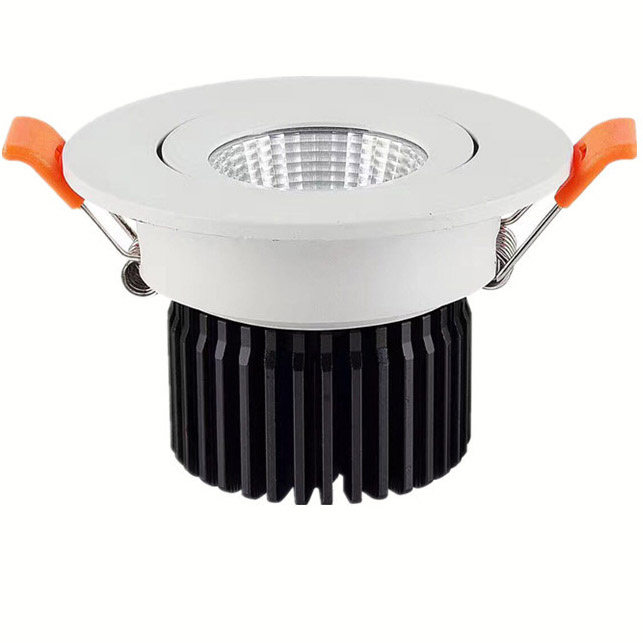 2.95 Zoll 10 Watt und 3.54 Zoll 12 W LED-COB-Linsen-Deckenleuchte – Unterputz-LED-Downlight – Triac dimmbar – 45 W Äquivalent 2.95 Zoll 10 Watt und 3.54 Zoll 12 W LED-COB-Linsen-Deckenleuchte – Unterputz-LED-Downlight – Triac dimmbar – 45 W Äquivalent