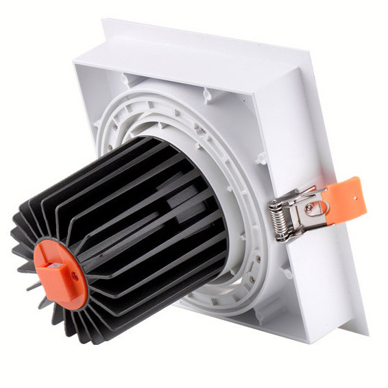 6.3" 30W LED COB stropní svítidlo – zapuštěné LED stropní svítidlo – ekvivalent 120 W – 360° rotace – antireflexní kryt – 2400 lumenů 6.3" 30W LED COB stropní svítidlo – zapuštěné LED stropní svítidlo – ekvivalent 120 W – 360° rotace – antireflexní kryt – 2400 lumenů