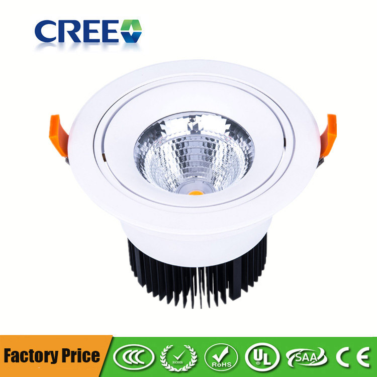5~50 Watt universelle COB-Deckenleuchte – Unterputz-LED-Downlight – Triac dimmbar – 1600 Lumen – drei Jahre Garantie