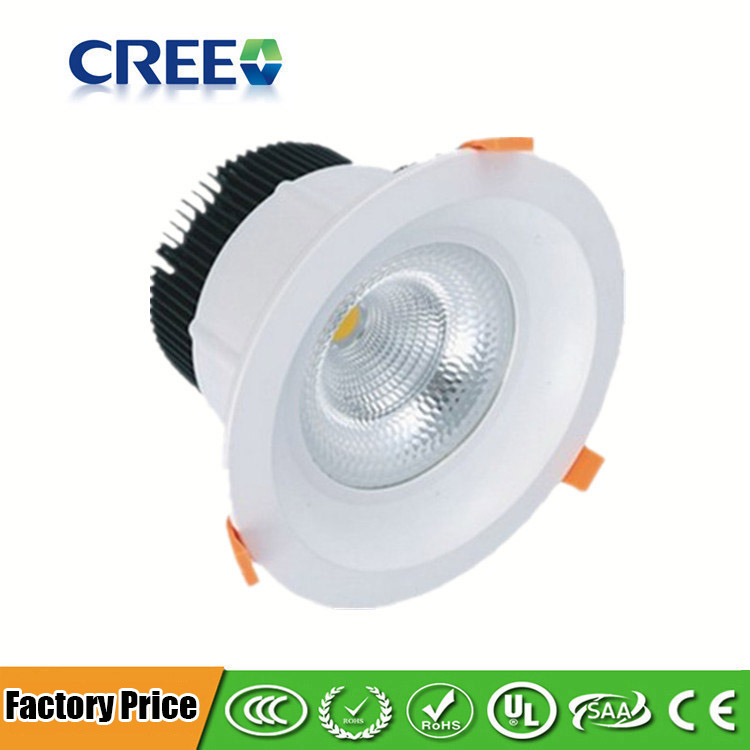7.87 Zoll 60 W LED-COB-Deckenleuchte – Unterputz-LED-Downlight – 1600 lm – 60 Grad Lichtgeschwindigkeit