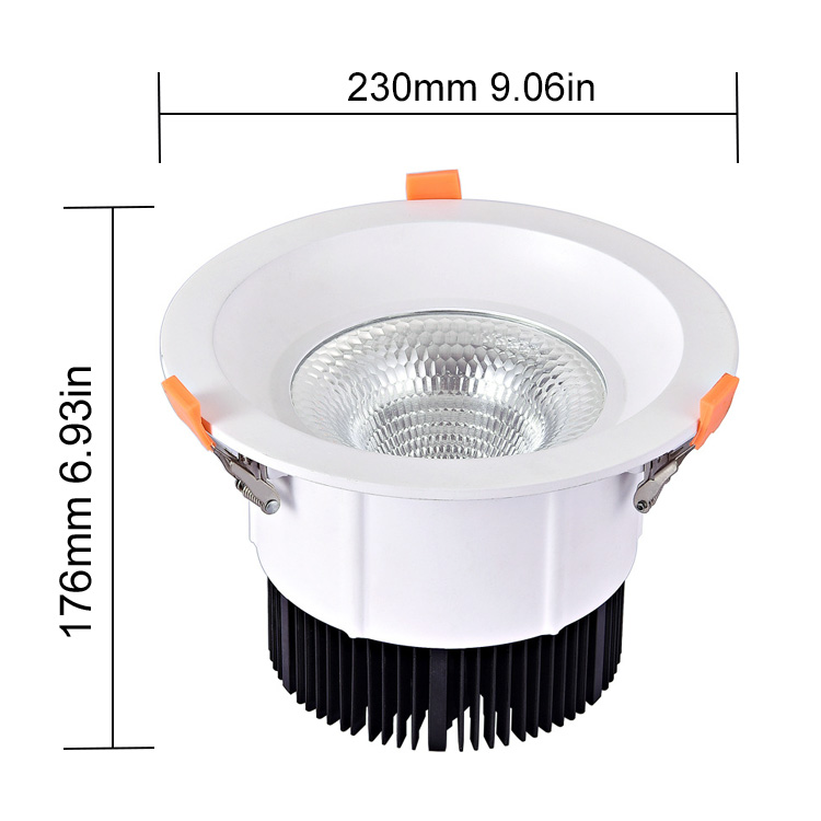 80W Project Source 9 Inch Ceiling LED Downlight Recessed Can Lighting