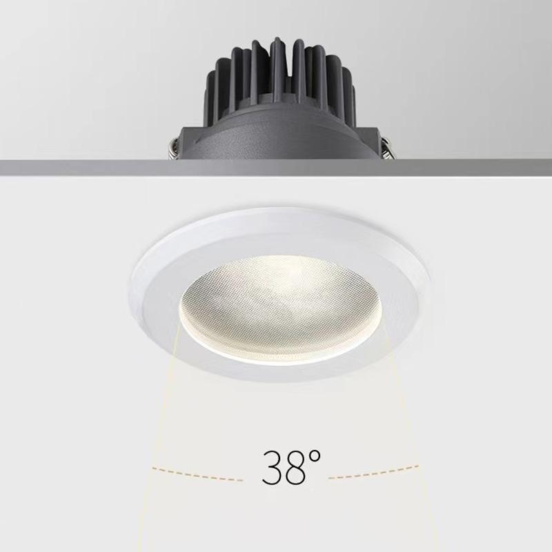 12W matné vodotěsné zapuštěné sprchové osvětlení stropní koupelnové bodové světlo 12W matné vodotěsné zapuštěné sprchové osvětlení stropní koupelnové bodové světlo
