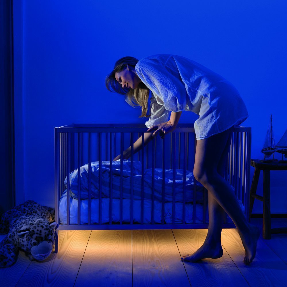 Dvoustranné noční světlo s lidským senzorem pro inteligentní postel a skříňku DC12V 2835SMD