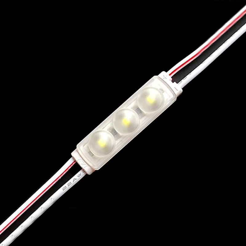 DC12V 0.6W 7 Farben Optional 36*08mm SMD2835 Superhelle lineare Schildermodule mit hohem CRI 90, einfarbige wasserdichte IP65-LED-Modul-Lichterketten, 20 Stück/Kette