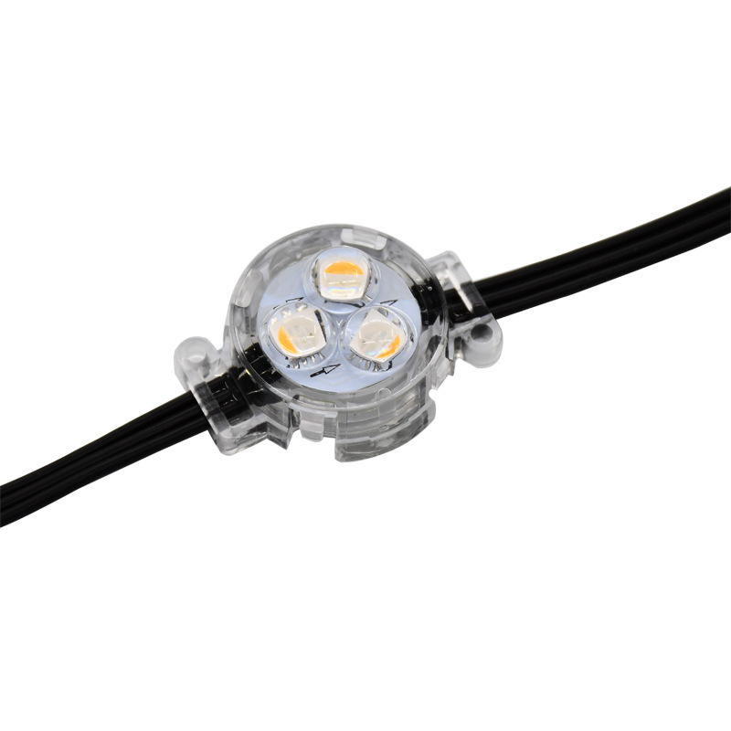 30mm UCS2904 RGBW Pixel LED modul 12V strunová světla, 20ks / struna 30mm UCS2904 RGBW Pixel LED modul 12V strunová světla, 20ks / struna