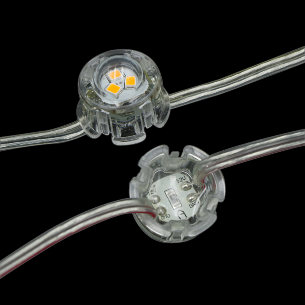 DC12V Průměr 2cm 2835SMD Jednobarevný pixelový modul Venkovní voděodolný IP67 bodové světlo LED pixelové světlo DC12V Průměr 2cm 2835SMD Jednobarevný pixelový modul Venkovní voděodolný IP67 bodové světlo LED pixelové světlo