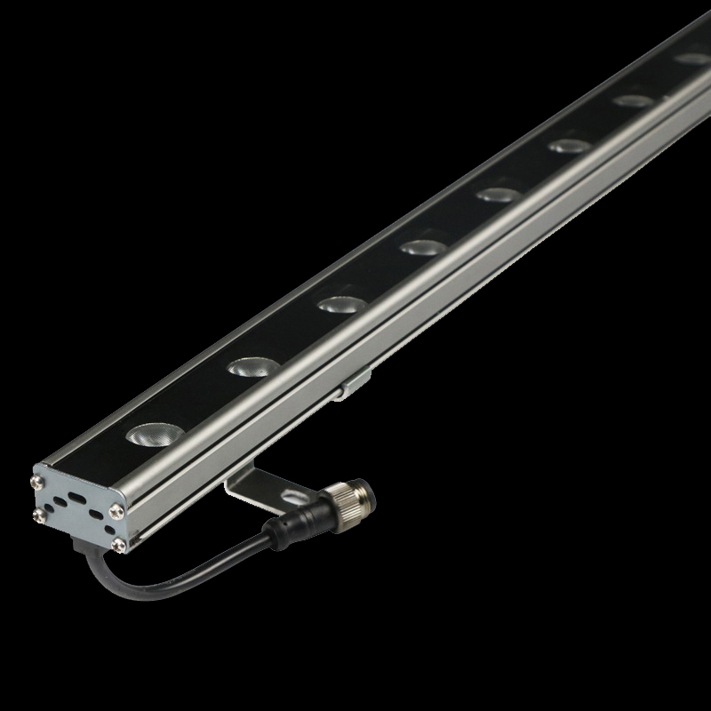 DC24V 18/24W 40X20mm Bílé/žluté světlo Venkovní voděodolné IP67 Hliníková čočka LED Mytí na zeď Krajinné osvětlení