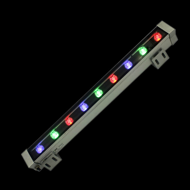 AC85-220V 9/12/15/18/24/30/36W 46X46mm Vysoký výkon Jednobarevný/plnobarevný UCS1903 RGB Venkovní voděodolný IP65 Hliník LED Mytí na zeď Krajinné osvětlení