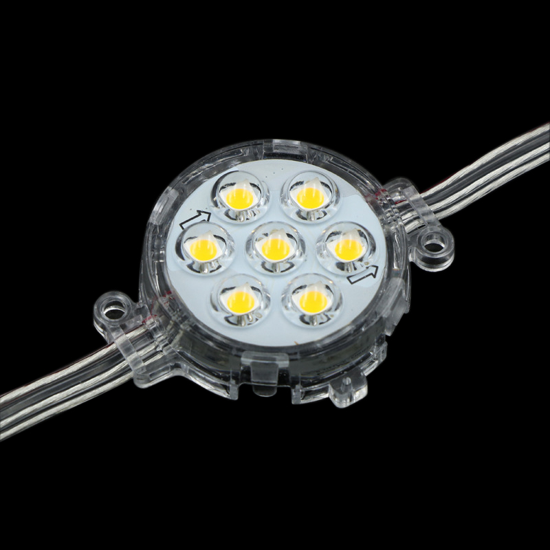 DC24V Durchmesser 5 cm 5050SMD Einfarbiges Pixelmodul für den Außenbereich, wasserdicht, IP67, Punktlicht, LED-Pixellicht