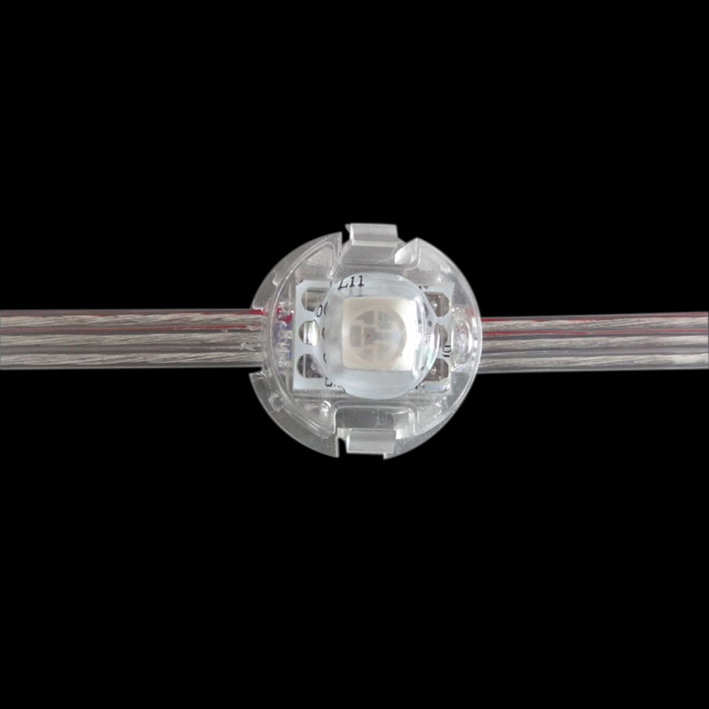DC5V Průměr 2cm 5050SMD UCS1903/DMX512 Pixelový modul Plně barevný venkovní svítilna Běžící kůň Vodní přechod Chase Dveře Hlava Venkovní Vodotěsné IP67 Programovatelné digitální LED bodové světlo Pixelové světlo