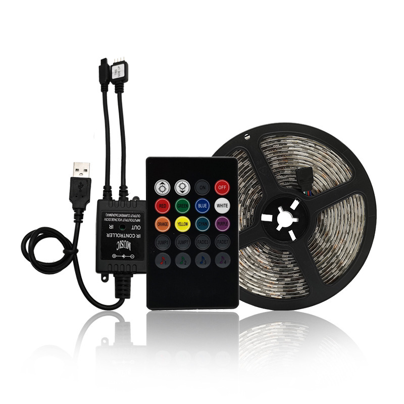 DC5V 3.28ft/1M 30LEDs/M 2835RGB USB Steuerung Musik Wasserdichte LED Licht Streifen Kit Festzelt Niederspannung TV Hintergrund Flexible Licht Streifen
