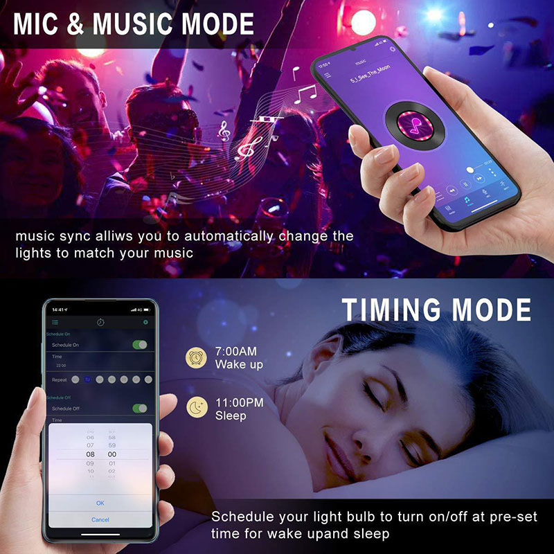 DC24V 5050RGB 16.4 stop/5M Wifi APP Control Symphony Music Bluetooth Flexibilní sada LED světelných proužků DC24V 5050RGB 16.4 stop/5M Wifi APP Control Symphony Music Bluetooth Flexibilní sada LED světelných proužků