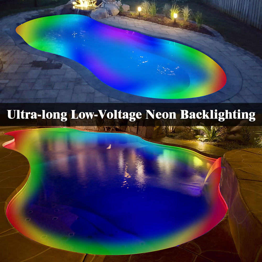 16-65ft adresovatelná sada RGB neonové světlo Dream Color Vodotěsné IP68 DC24V Ws2811 TM1934 Vlastní flexibilní neonové lano pro osvětlení bazénových kamionů 16-65ft adresovatelná sada RGB neonové světlo Dream Color Vodotěsné IP68 DC24V Ws2811 TM1934 Vlastní flexibilní neonové lano pro osvětlení bazénových kamionů