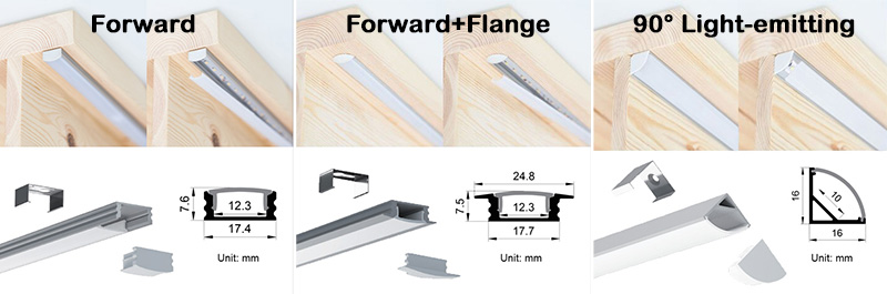 led stair lights aluminum channel