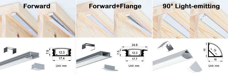 led stair lights aluminum profile