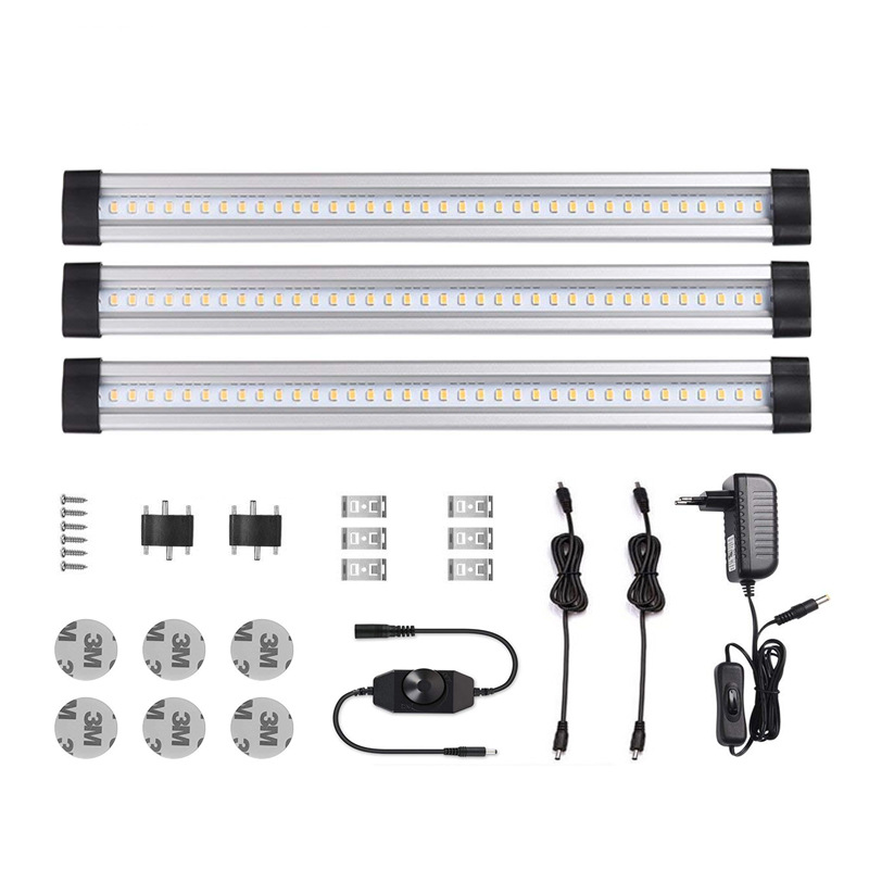 DC12V 3PCS 42LEDs/PCS Handschaltergehäuse Induktion, unter dem Schrank, LED-Lichtleisten-Kit DC12V 3PCS 42LEDs/PCS Handschaltergehäuse Induktion, unter dem Schrank, LED-Lichtleistenset