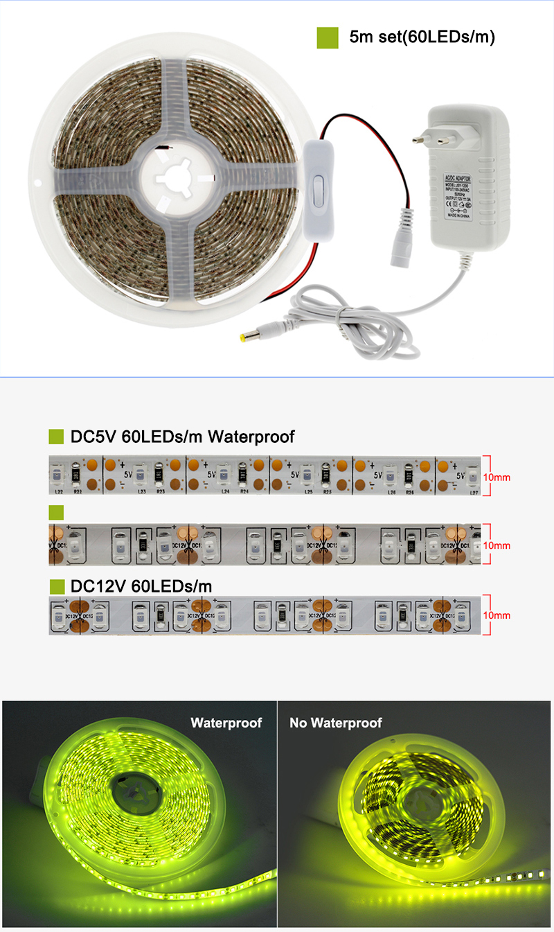 DC5V 2A 10W Switching Power Supply Adapter Driver AC110V/220V to DC 5V 4A Power  Supply For Router 5050 5730 LED Strip Light