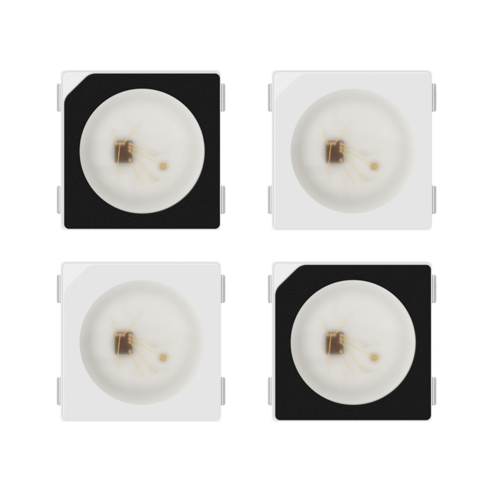 Digitální inteligentní adresovatelný LED čip WS2812B RGB 5050SMD, DIY LED čip, 100 ks v prodeji Digitální inteligentní adresovatelný LED čip WS2812B RGB 5050SMD, DIY LED čip, 100 ks v prodeji